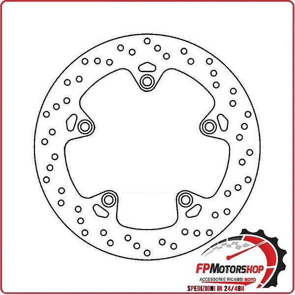 [FD047300] DISCO FRENO MOTO PER BMW R1200 GS RT RS R1250 R RS POSTERIORE FERODO FMD0473R