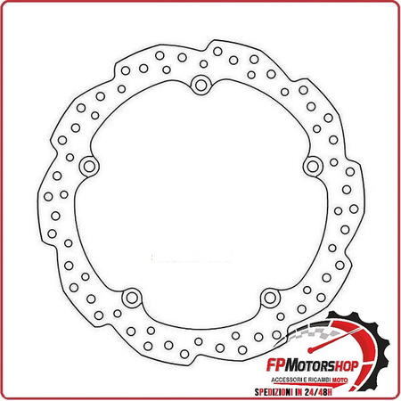 DISCO FRENO MOTO HONDA FMD0479R NC 750 X INTEGRA 700 2014-2022