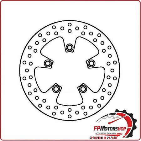 [FD024900] DISCO FRENO PER MOTO SUZUKI GSX-R 97-03 POSTERIORE FERODO FMD0249R FISSO 220MM