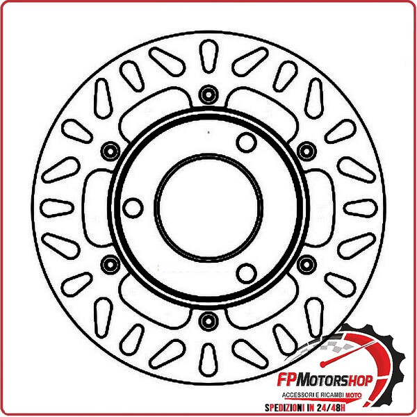 DISCO FRENO MOTO FERODO FD036100 SUZUKI BURGMAN 400 FMD0361R 210MM