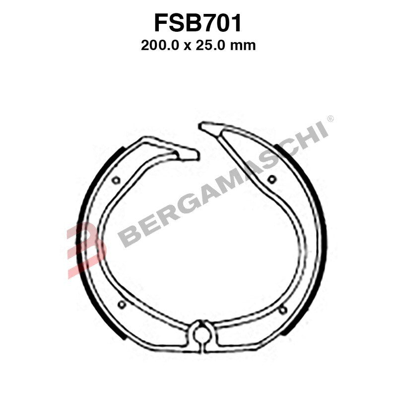 [FSB701] GANASCE FRENO PER MOTO FSB701 BMW R100 GS 1000 87>94 R80 800 81>95 R65 650