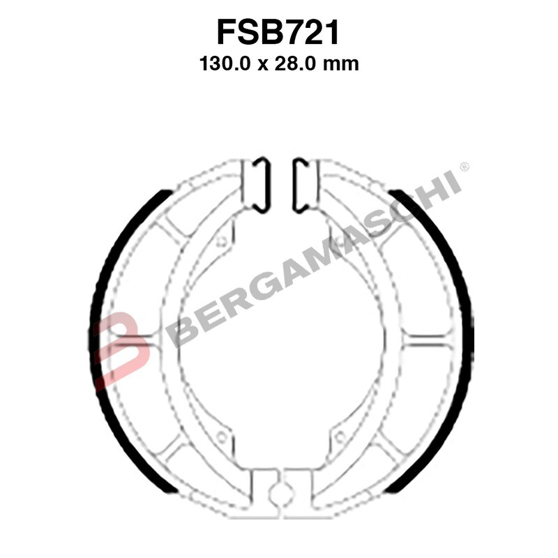 GANASCE FERODO FSB721A EBC KAWASAKI SUZUKI