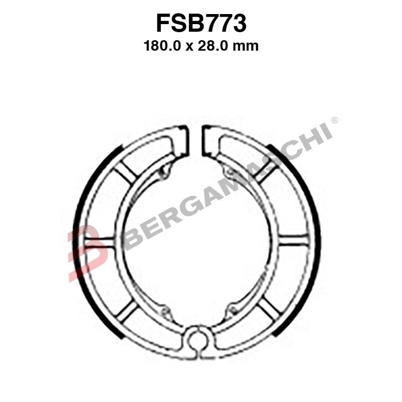 [FSB773] GANASCE FRENO PER MOTO FSB773 SUZUKI GSX 400 81>83 GT 250/380/550 73>78