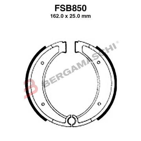 [FSB850] GANASCE FRENO PER MOTO FSB850 HUSQVARNA WR 125/250 83>86 TE 510 84>87 CR