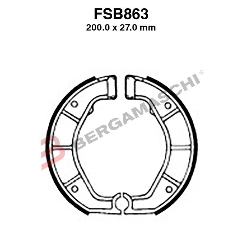 [FSB863] GANASCE FRENO PER MOTO FSB863 BMW R100R ROADSTER 1000 93>96 R100RT 91>95