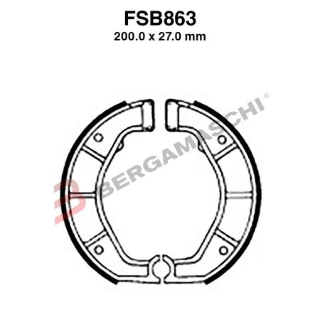 [FSB863] GANASCE FRENO PER MOTO FSB863 BMW R100R ROADSTER 1000 93>96 R100RT 91>95