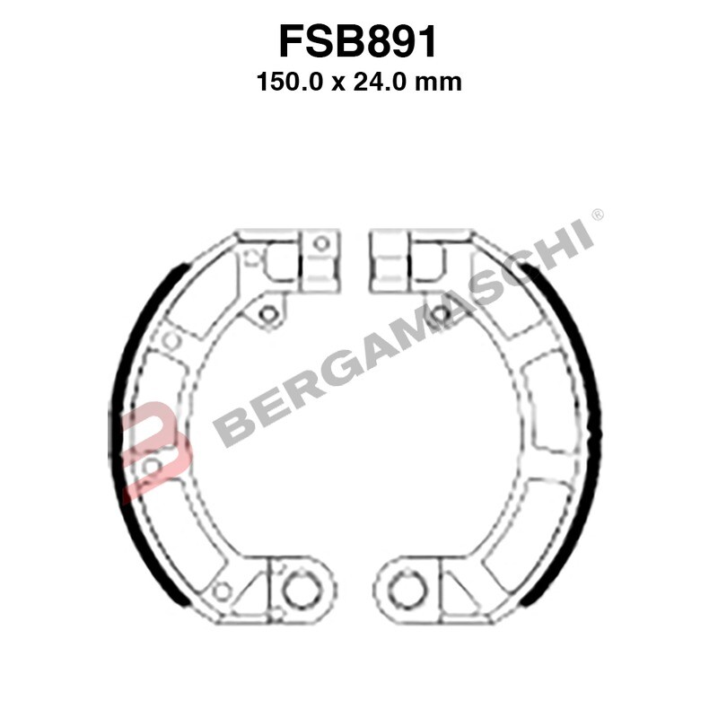 GANASCE FERODO FSB891A EBC