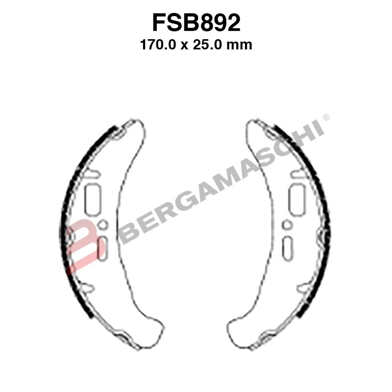 GANASCE FERODO FSB892EF EBC PIAGGIO
