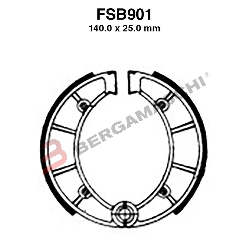[FSB901] GANASCE FRENO PER MOTO FSB901 APRILIA MX 125/250 77>85 CAGIVA MXR 250/400/500 81