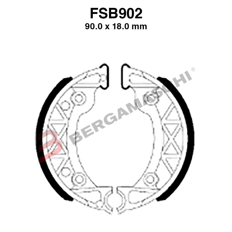 GANASCE FERODO FSB902A EBC PIAGGIO