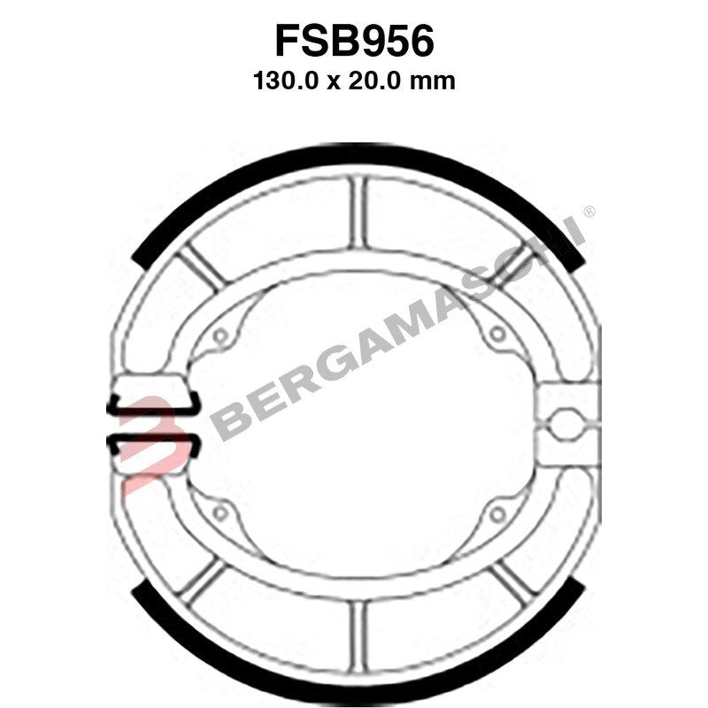 [FSB956] GANASCE FRENO PER MOTO FSB956 APRILIA MOJITO CUSTOM 50 99>03 HABANA 98>98