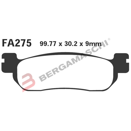 PASTIGLIE FRENO MOTO EBC SFAC275 SFAC YAMAHA MAJESTY 250 POST. X-MAX/X-CITY 05-