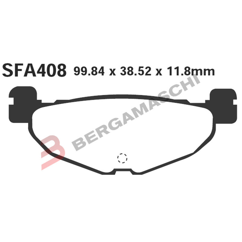 PASTIGLIE FRENO MOTO EBC SFAC408 SFAC YAMAHA MAJESTY 400 T-MAX 500 POST.