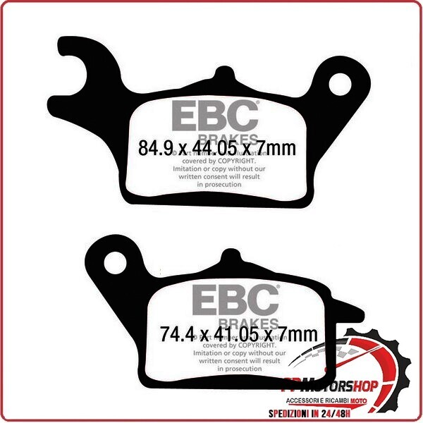 PASTIGLIE FRENO MOTO EBC SFAC708 SFAC HONDA NSC SCOOP Y 110 ANT. 2011-2016 LIFAN