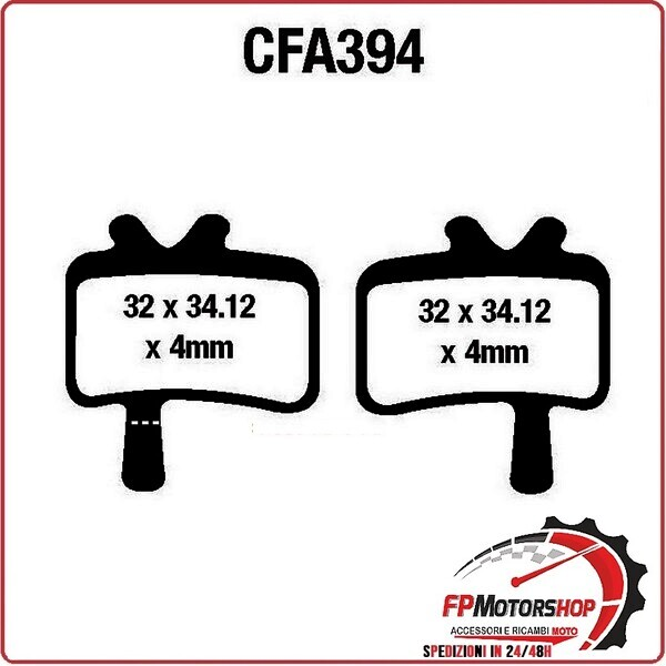 PASTIGLIE FRENO MOTO EBC CFA394R MTB