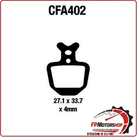 PASTIGLIE FRENO MOTO EBC CFA402R MTB
