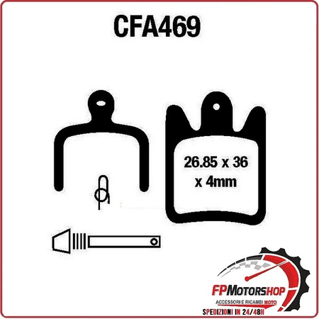 PASTIGLIE FRENO MOTO EBC CFA469R MTB