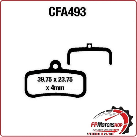 PASTIGLIE FRENO MOTO EBC CFA493R MTB