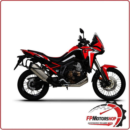 [SDA0428] ATTACCO BORSE LATERALI BAGAGLIO MOTO RIGIDE PER HONDA AFRICA TWIN 1100 20>21 H0CR104P