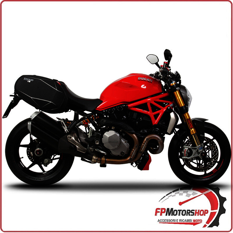ATTACCO BORSE LATERALI MORBIDE DUCATI NGK D0MN17SE MONSTER 1200 2016-2021