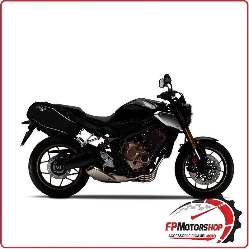 [SDA0490] ATTACCO BORSE LATERALI BAGAGLIO MOTO MORBIDE PER HONDA CB 650 R 19>20 SHAD H0CB69SE