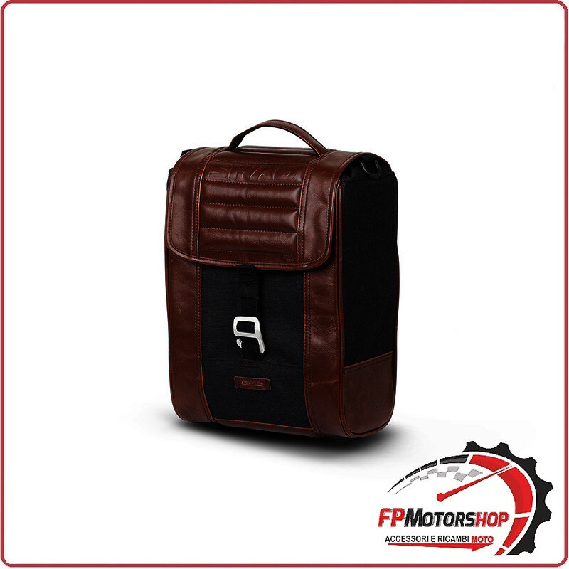 BORSA LATERALE SHAD CAFE RACER X0SR38 SR38 10L MARRONE