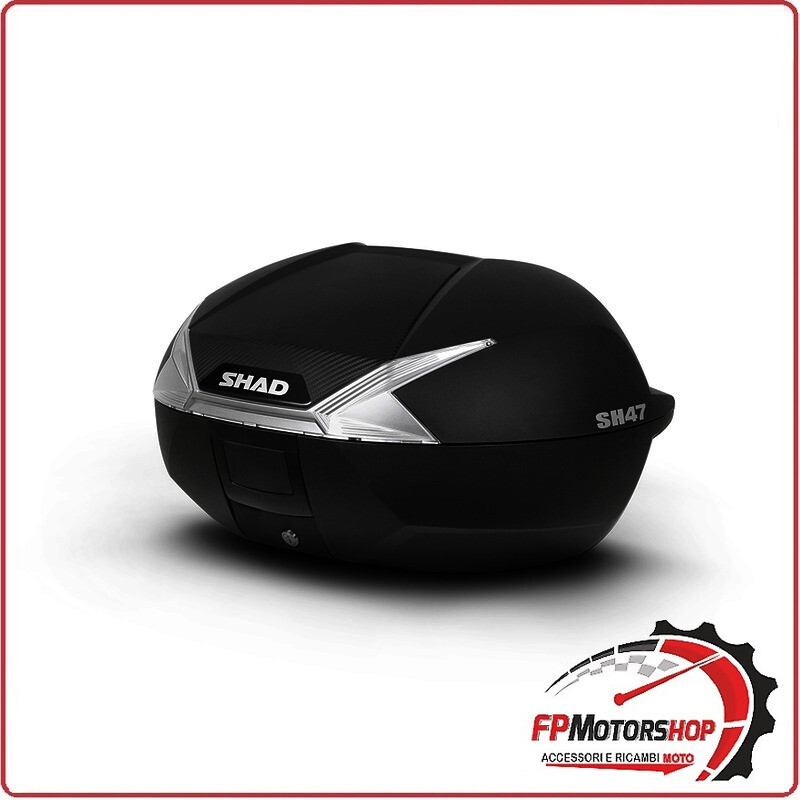 [SDB2013] BAULETTO SHAD SH47 CATARIFRAN GENTE BIANCO CARBON COVER D0B47106