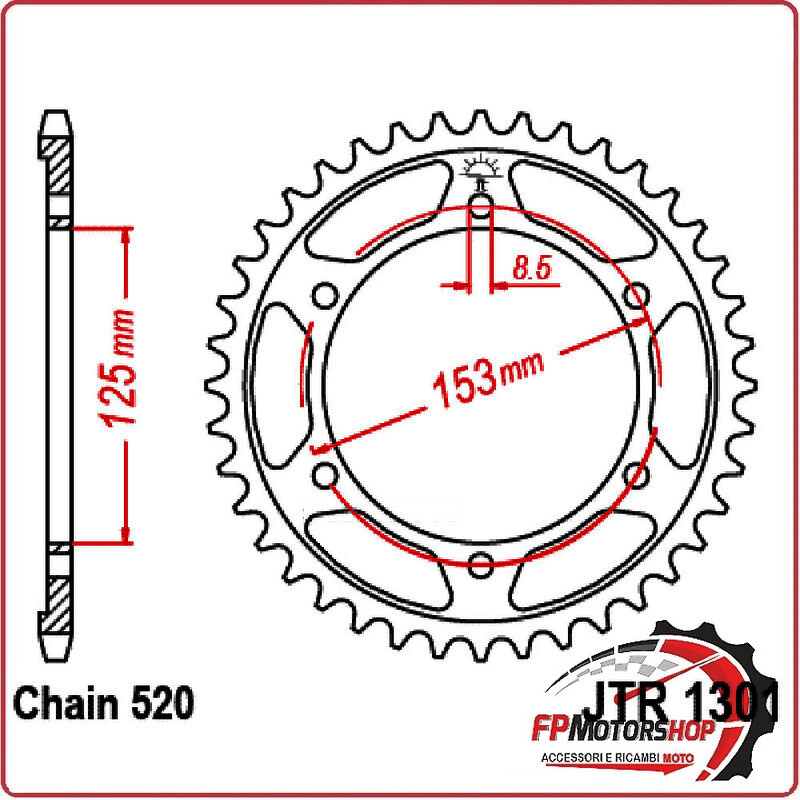CORONA JT 1301 Z42 JTR1301.42 HONDA CRF 300 L/A 21-22 2021-2022