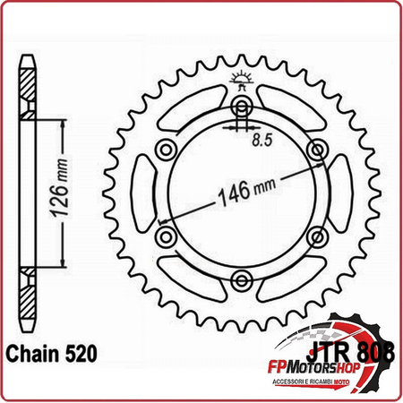 CORONA ALL.7075T6 JTA 808 Z47 JT JTA808.47 SUZUKI