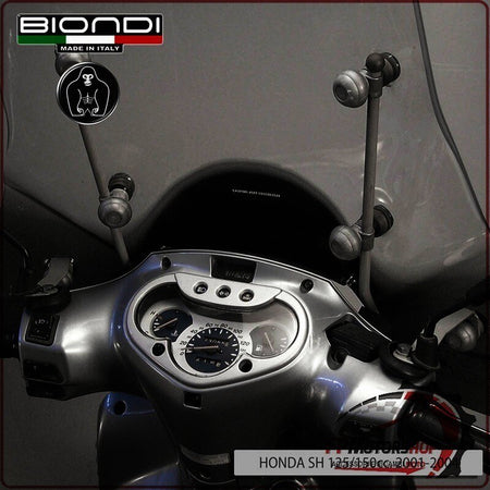 [BI8500732] KIT ATTACCHI PARABREZZA SCOOTER PER HONDA SH 125/150 01>04 BIONDI 8500732