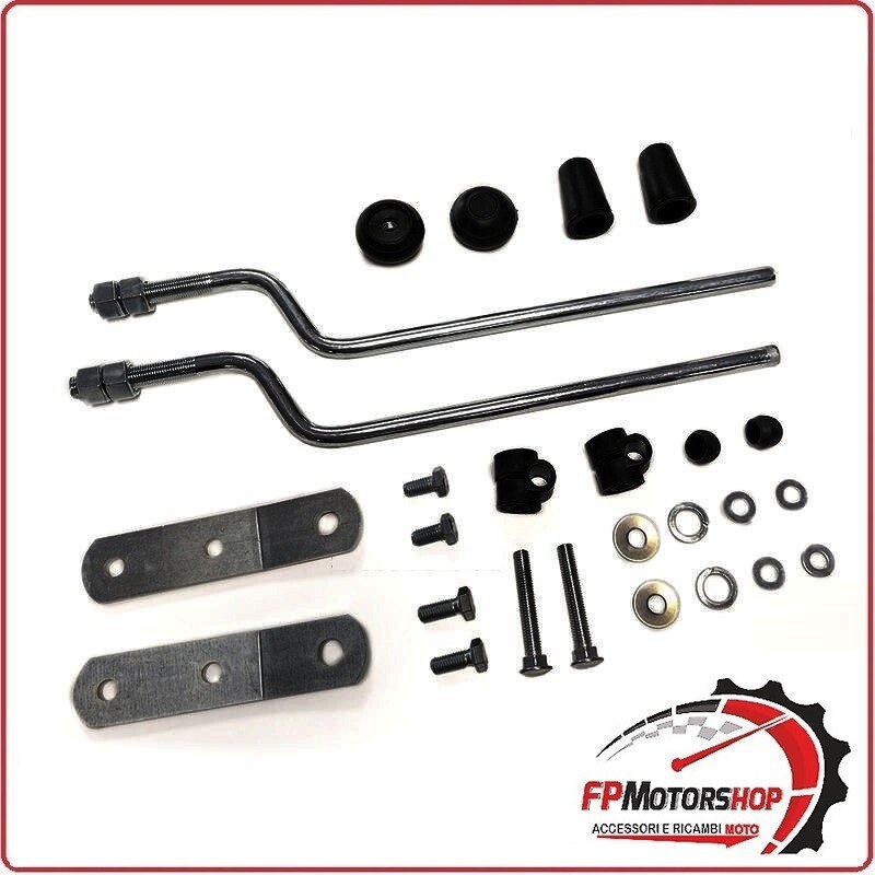 [BI8500810] KIT ATTACCHI PARABREZZA SCOOTER PER PIAGGIO VESPA PX FRENI DISCO BIONDI 8500810