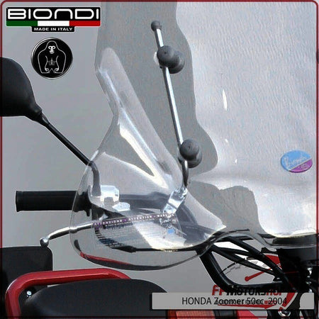 [BI8500986] KIT ATTACCHI PARABREZZA SCOOTER PER PEUGEOT LUDIX 50 HONDA ZOOMER BIONDI 8500986