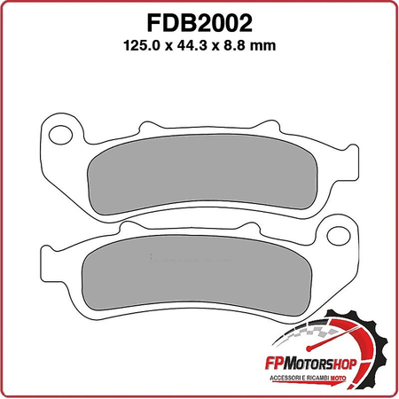 PASTIGLIE FRENO MOTO FERODO FDB2002P HONDA CBR F 1000 93 99 1993-1999