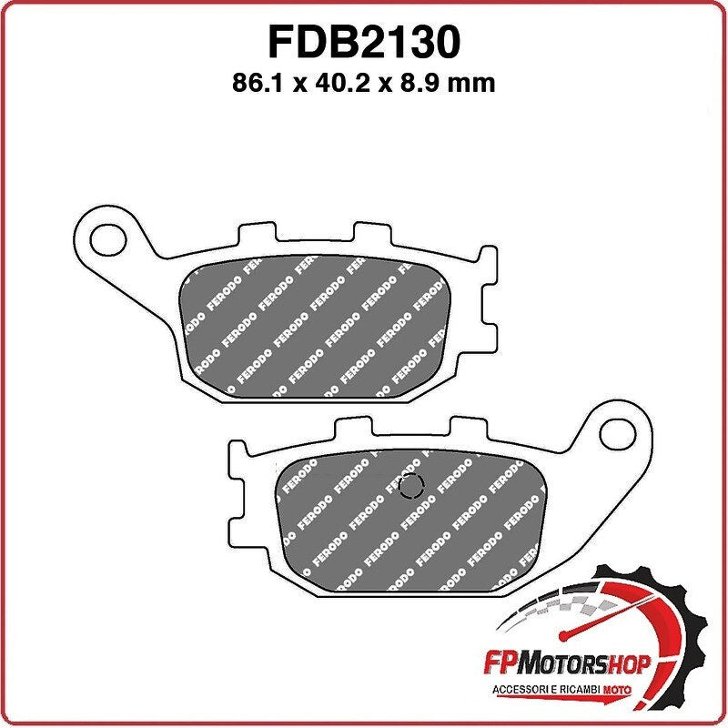 [FDB2130AG] PASTIGLIE PASTICCHE FRENO FERODO MOTO FDB2130AG PER HONDA NSS JAZZ 250