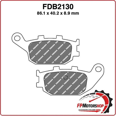 [FDB2130AG] PASTIGLIE PASTICCHE FRENO FERODO MOTO FDB2130AG PER HONDA NSS JAZZ 250