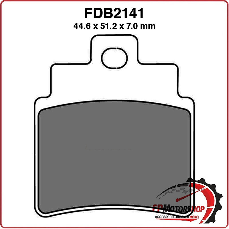 PASTIGLIE FRENO MOTO FERODO FDB2141EF 4PZ X CONF. KYMCO SYM
