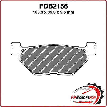 PASTIGLIE FRENO MOTO FERODO FDB2156EF 2004-2006 YAMAHA