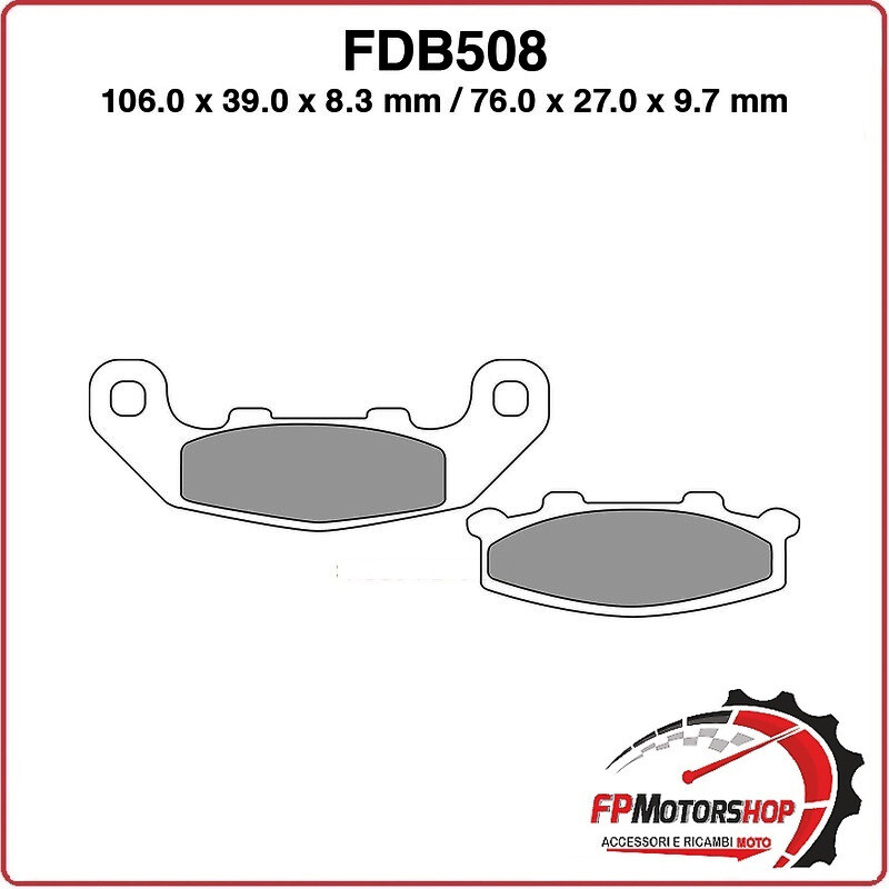 PASTIGLIE FRENO MOTO FERODO FDB508P KAWASAKI ZR ZEPHYR 90 93 SUZUKI RGV 250