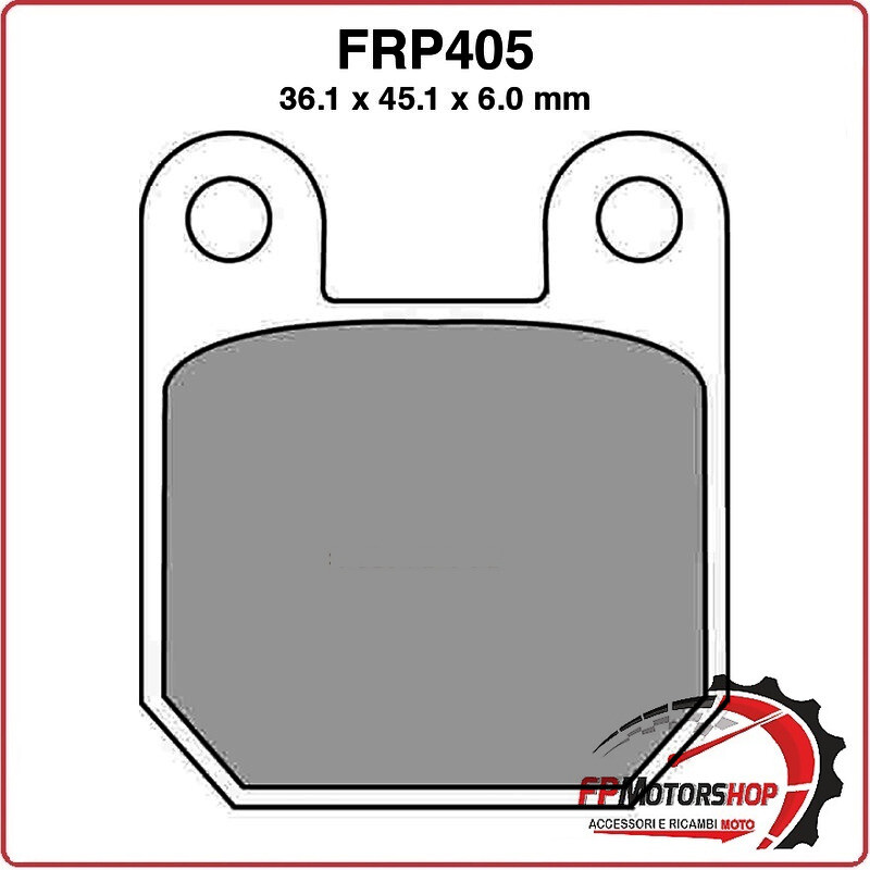 PASTIGLIE FRENO MOTO FERODO FRP405EF 1988 APRILIA SUZUKI YAMAHA PEUGEOT