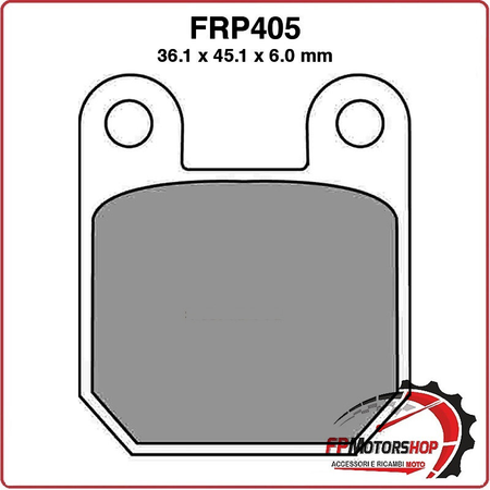 PASTIGLIE FRENO MOTO FERODO FRP405EF 1988 APRILIA SUZUKI YAMAHA PEUGEOT