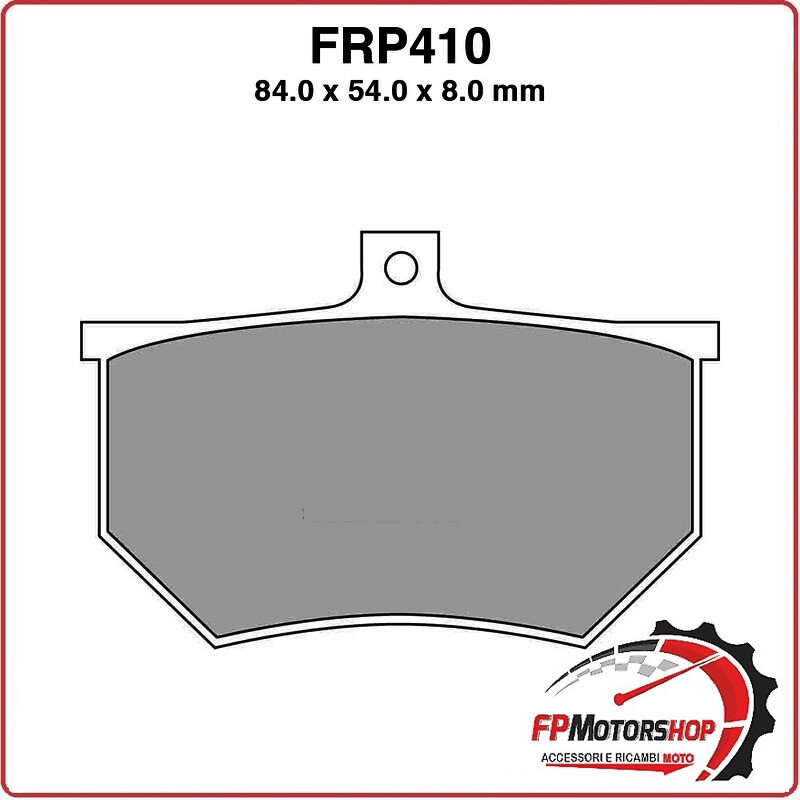 PASTIGLIE FRENO MOTO FERODO FRP410P PASTIGLIA PINZE AP RACING LOCKHEED SPONDON