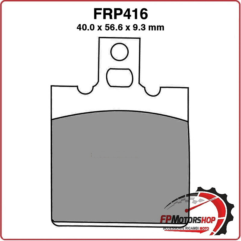 PASTIGLIE FRENO MOTO FERODO FRP416P HM HONDA NSR 125 R CRM