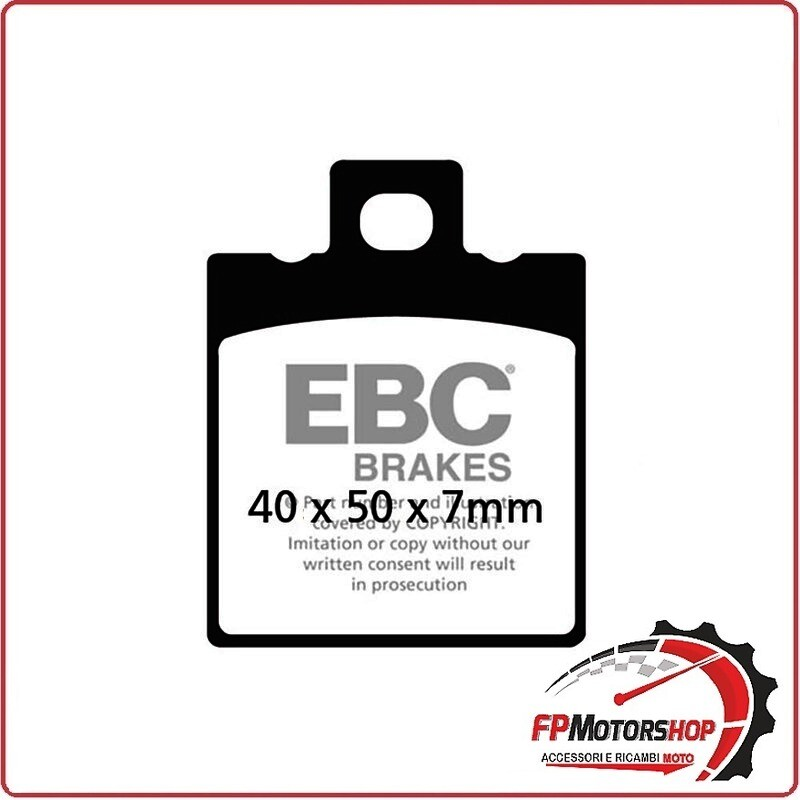 PASTIGLIE FRENO MOTO EBC FA047TT TT DUCATI-APRILIA GUZZI-CAGIVA YAMAHA
