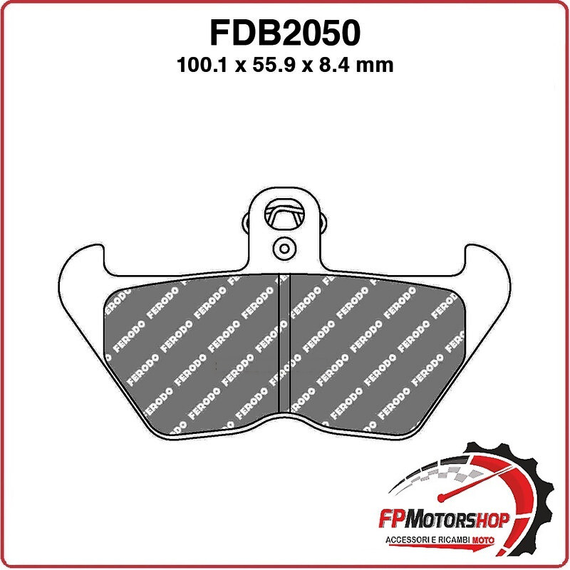 PASTIGLIE FRENO MOTO FERODO FDB2050ST 1999-2000 BMW