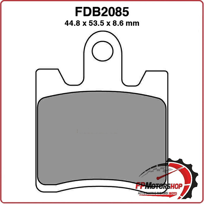 PASTIGLIE FRENO MOTO FERODO FDB2085ST 4PZ X CONF. 1996-2006 YAMAHA