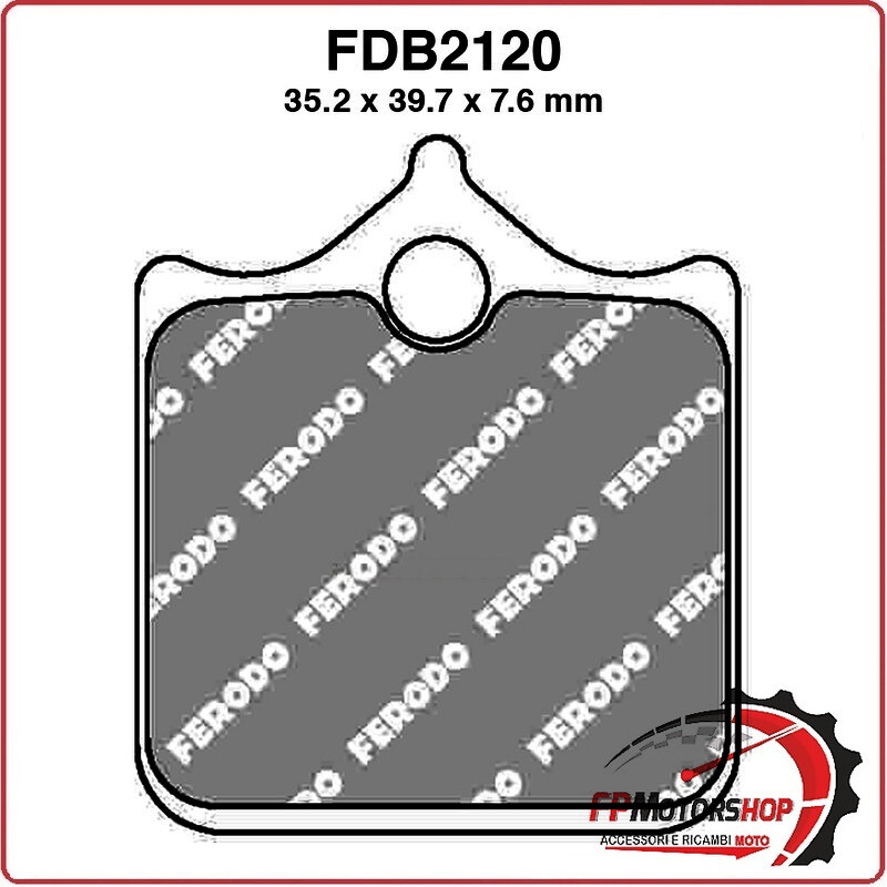PASTIGLIE FRENO MOTO FERODO FDB2120ST 4PZ X CONF. APRILIA CAGIVA DUCATI BENELLI