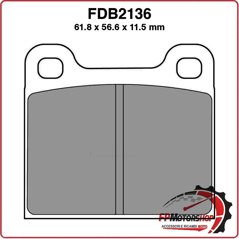 PASTIGLIE FRENO MOTO FERODO FDB2136SG LYN GRAN TOURING 700 98 00 RAVE SPECIAL 0