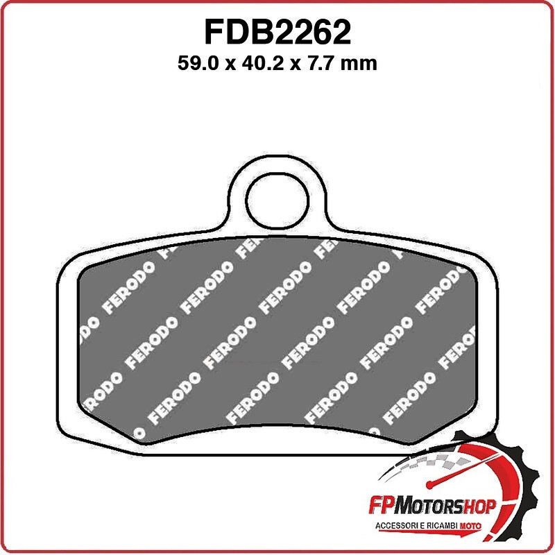 PASTIGLIE FRENO MOTO FERODO FDB2262SG HUSQVARNA TC 85 14 KTM SX 12