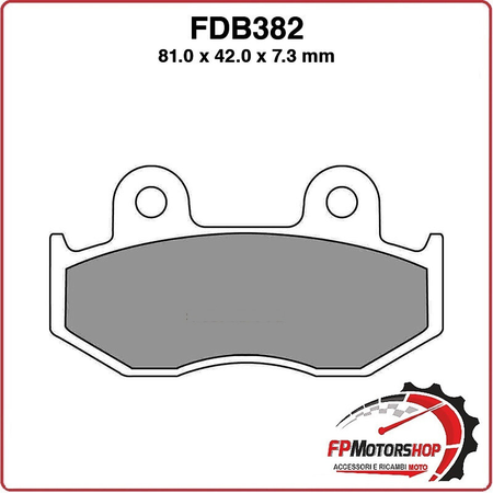 PASTIGLIE FRENO MOTO FERODO FDB382SG HONDA