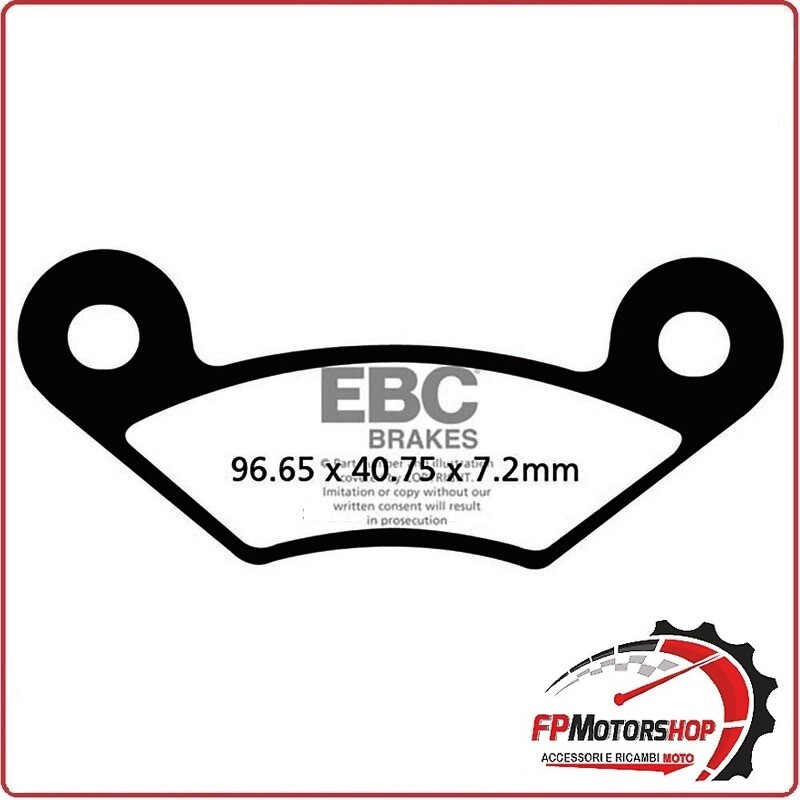 PASTIGLIE FRENO MOTO EBC FA483R R KEEWAY GTX300 ANT. ANTERIORE GTX 300 10